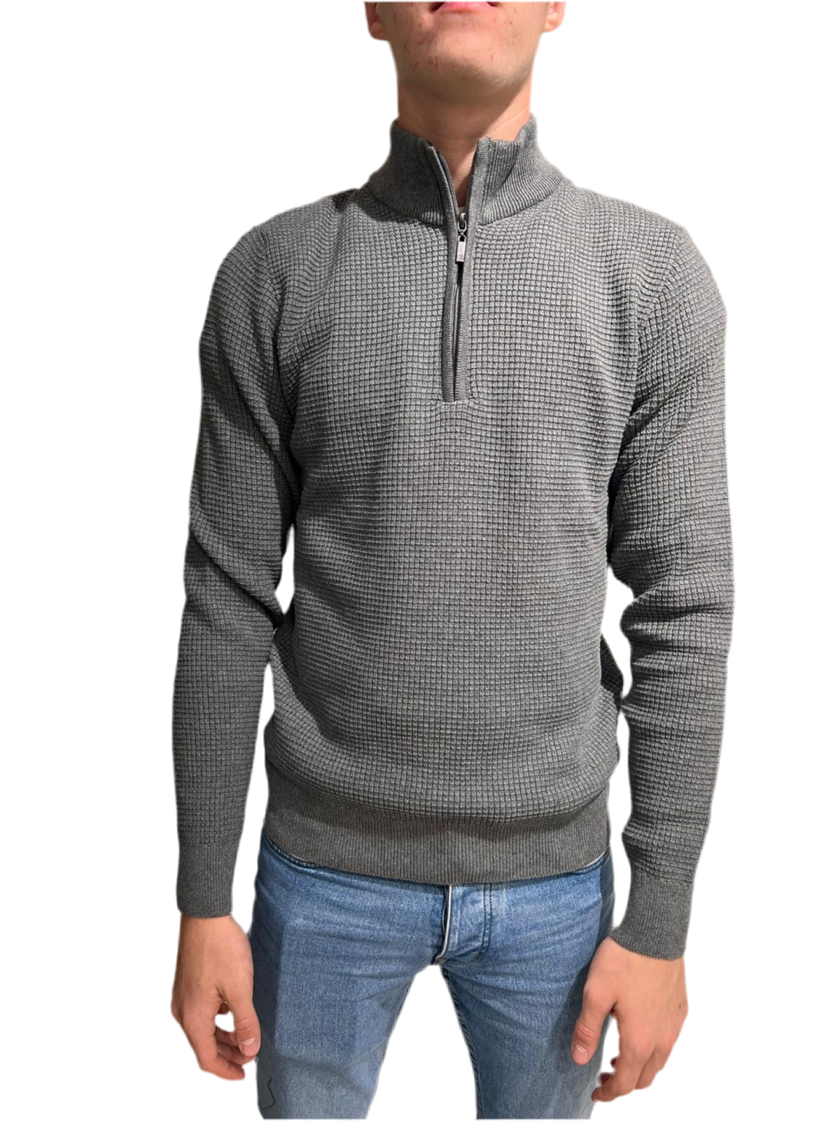 White Label Taylor 1/4 Zip jumper - Grey