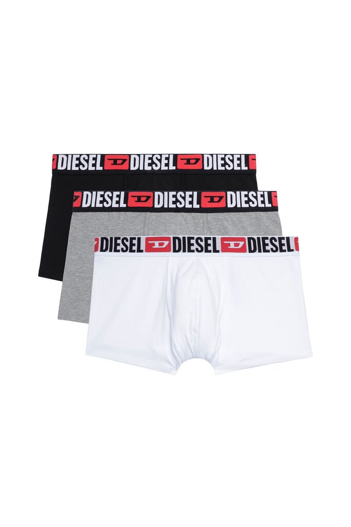 Diesel Umbx-Damienthreepack Trunks Grey/White/Black 3 Pack