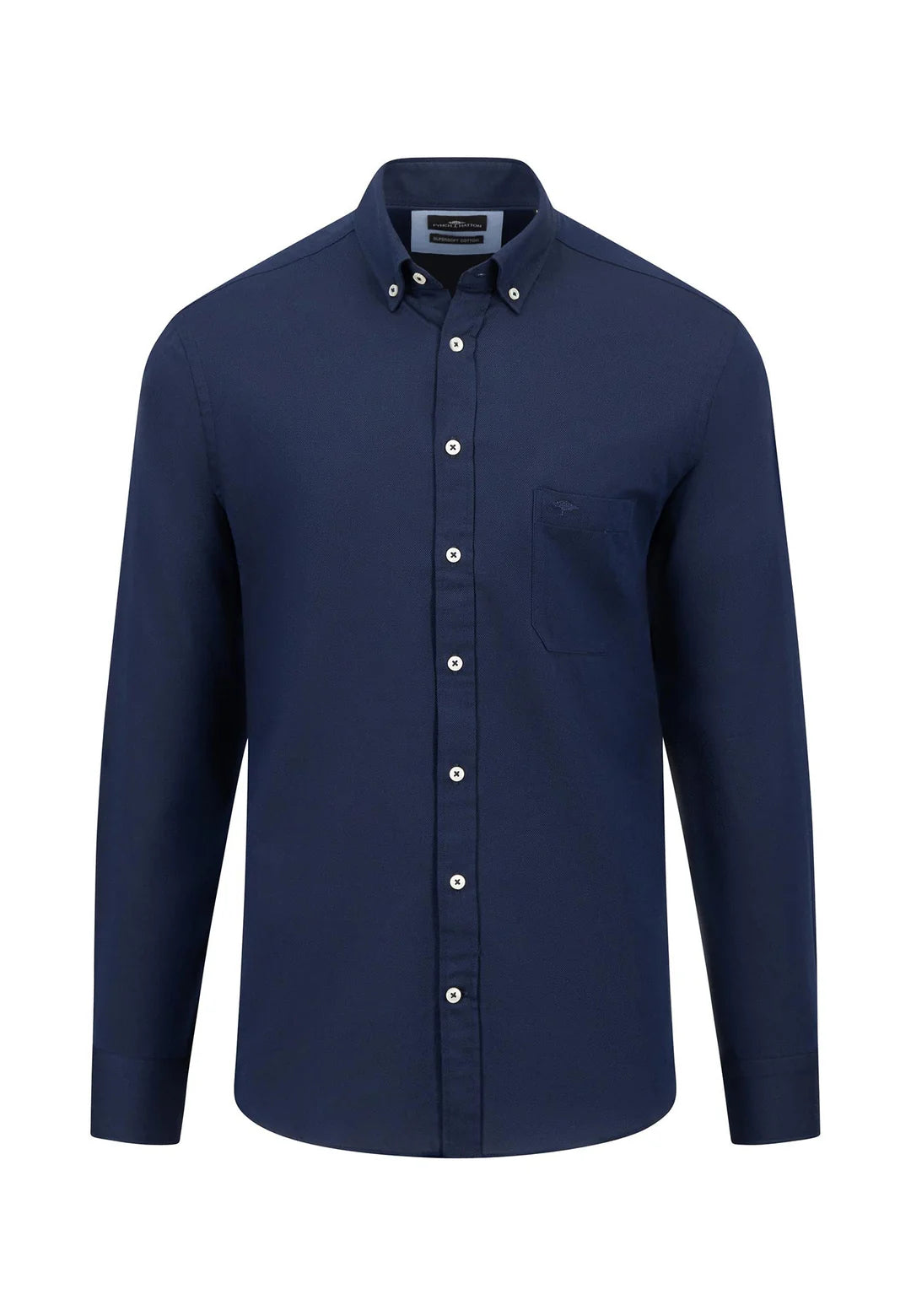 Fynch  Hatton Classic  logo Shirt Navy