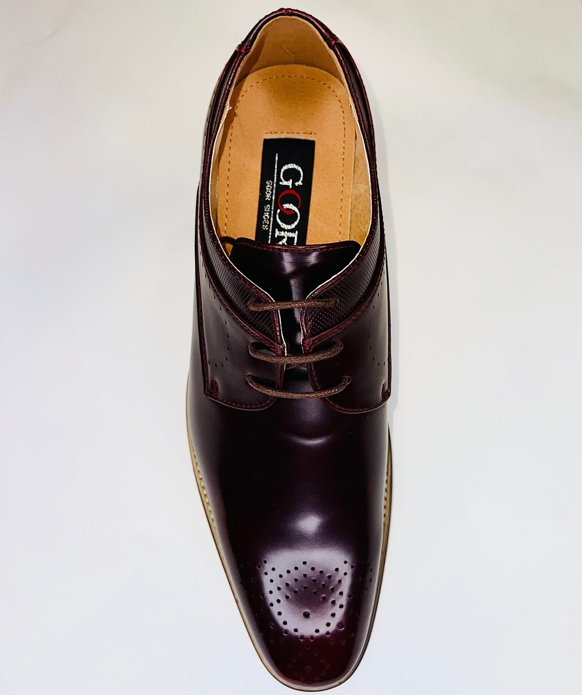 Goor Laced Shoes 176 Oxblood