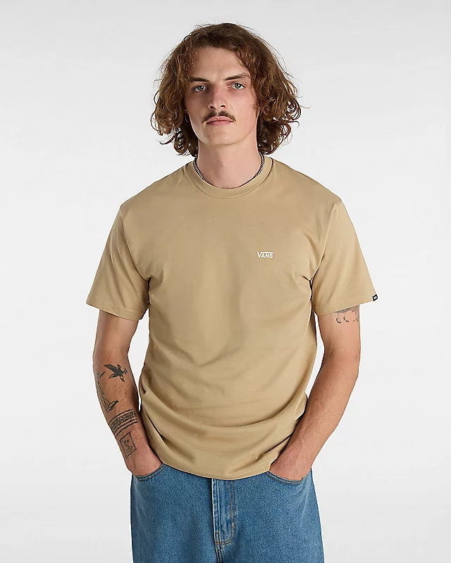 Vans left chest logo T-Shirt beige