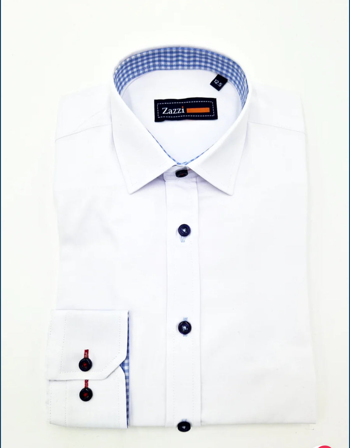 Boys White TaperedFit White Shirt