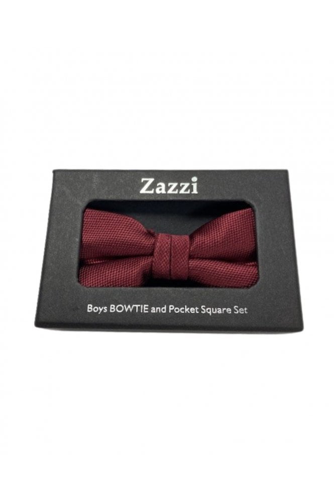 Zazzi Boys Bow Tie and Pocket Square Set