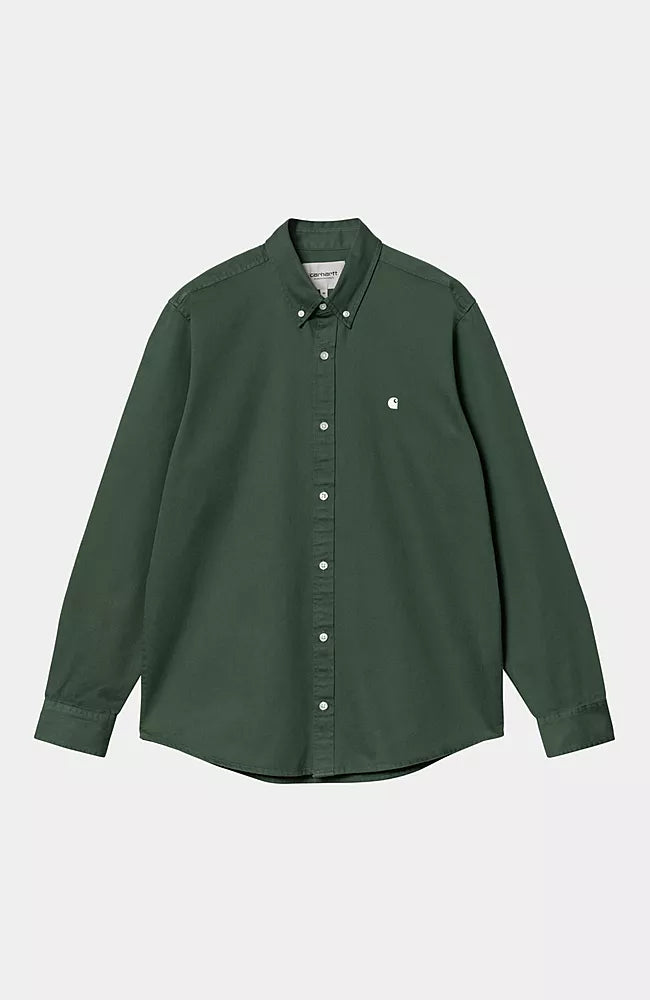 Carhartt wip L/S Madison Shirt Bottle Green