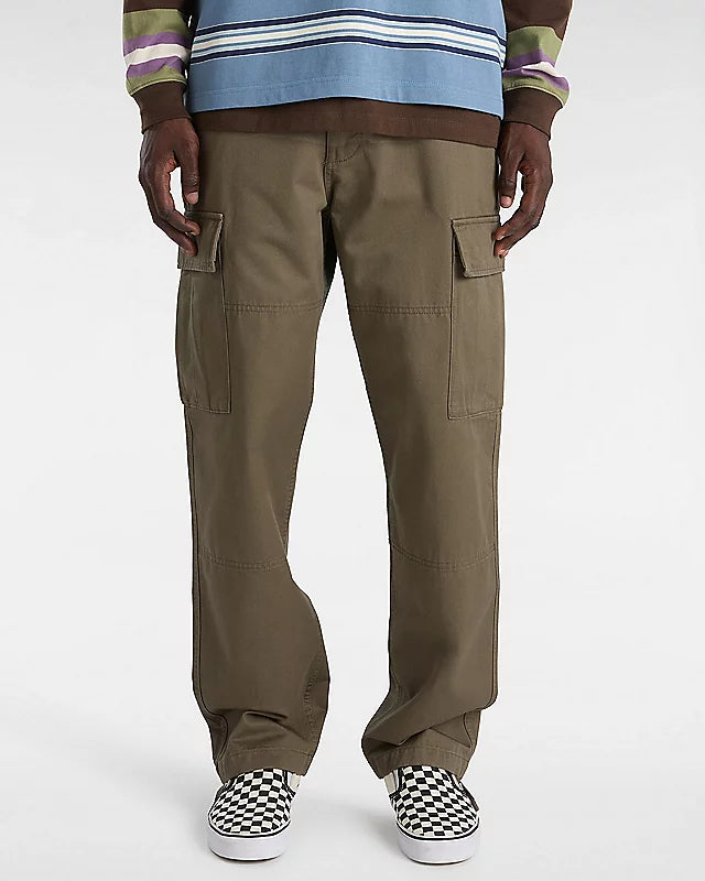 Vans Service Cargo Loose Tapered Trousers Brown