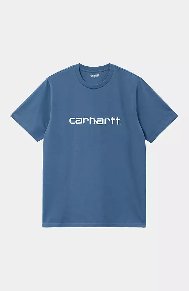 Carhartt S/S Script T-Shirt sorrento Blue